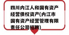 四川内江人和国有资产经营债权资产(内江市国有资产经营管理有限责任公司招聘)