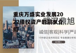 重庆万盛实业发展2022债权资产的简单介绍