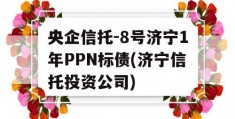 央企信托-8号济宁1年PPN标债(济宁信托投资公司)