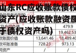 山东RC应收账款债权资产(应收账款融资属于债权资产吗)