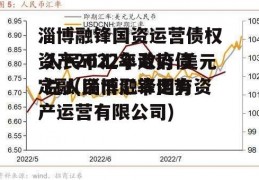 淄博融锋国资运营债权资产2022年政府债定融(淄博融锋国有资产运营有限公司)