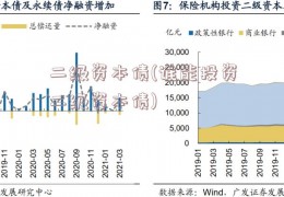 二级资本债(谁能投资二级资本债)