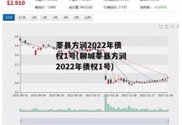 莘县方润2022年债权1号(聊城莘县方润2022年债权1号)