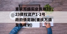 重庆万盛实业发展2023债权资产1-2号政府债定融(重庆万盛发展规划)