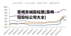 昆明市城投标债(昆明招投标公司大全)