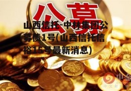 山西信托-中林集团公募债1号(山西信托信裕15号最新消息)