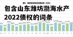 包含山东潍坊渤海水产2022债权的词条