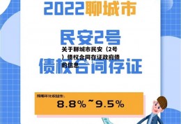 关于聊城市民安（2号）债权合同存证政府债的信息