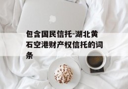 包含国民信托-湖北黄石空港财产权信托的词条