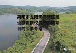 简阳市龙阳天府新区建设投资债权资产拍卖项目的简单介绍