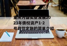 重庆万盛实业发展2023年债权资产1-2号政信定融的简单介绍