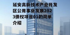 延安高新技术产业开发区公用事业发展2023债权项目01的简单介绍