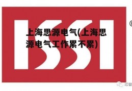 上海思源电气(上海思源电气工作累不累)