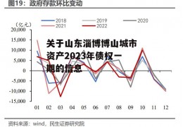 关于山东淄博博山城市资产2023年债权一期的信息