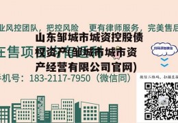 山东邹城市城资控股债权资产(邹城市城市资产经营有限公司官网)