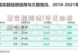 嘉实超短债(华夏回报混合a)