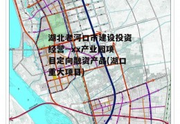 湖北老河口市建设投资经营--xx产业园项目定向融资产品(湖口重大项目)