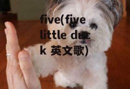 five(five little duck 英文歌)