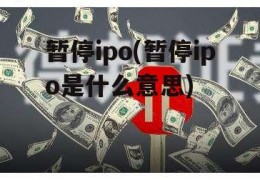 暂停ipo(暂停ipo是什么意思)