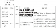 包含央企信托-86号盐城盐都区政信集合资金信托计划的词条