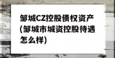 邹城CZ控股债权资产(邹城市城资控股待遇怎么样)