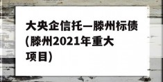 大央企信托—滕州标债(滕州2021年重大项目)