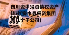 四川资中兴资债权资产转让(资中县兴资集团有几个子公司)