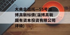 大央企信托—55号淄博高新标债(淄博高新国有资本投资有限公司评级)