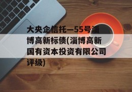 大央企信托—55号淄博高新标债(淄博高新国有资本投资有限公司评级)