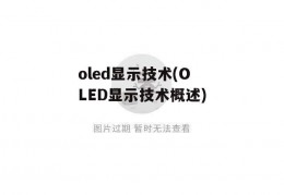 oled显示技术(OLED显示技术概述)