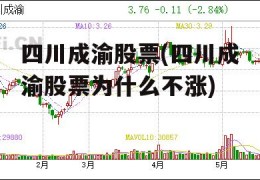 四川成渝股票(四川成渝股票为什么不涨)