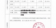 山东荣成水发公用2022年债权一号的简单介绍