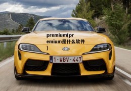 premium(premium是什么软件)