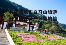 关于重庆市白马山旅游开发债权资产计划的信息