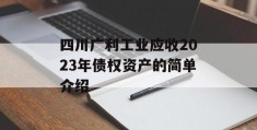 四川广利工业应收2023年债权资产的简单介绍