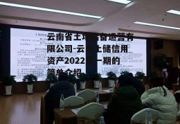 云南省土地储备运营有限公司-云南土储信用资产2022第一期的简单介绍