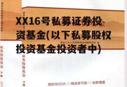 XX16号私募证券投资基金(以下私募股权投资基金投资者中)