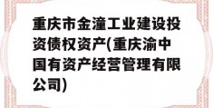 重庆市金潼工业建设投资债权资产(重庆渝中国有资产经营管理有限公司)