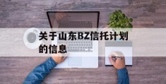 关于山东BZ信托计划的信息