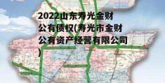 2022山东寿光金财公有债权(寿光市金财公有资产经营有限公司)