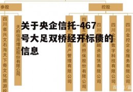 关于央企信托-467号大足双桥经开标债的信息