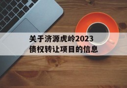 关于济源虎岭2023债权转让项目的信息