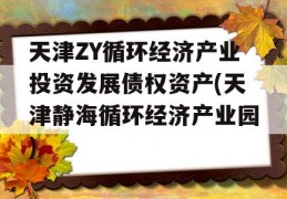 天津ZY循环经济产业投资发展债权资产(天津静海循环经济产业园)