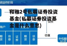 和雅2号私募证券投资基金(私募证券投资基金是什么意思)