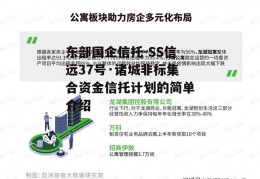 东部国企信托-SS信远37号·诸城非标集合资金信托计划的简单介绍