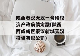 陕西秦汉天汉一号债权资产政府债定融(陕西西咸新区秦汉新城天汉投资有限公司)