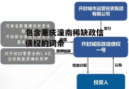 包含重庆潼南稀缺政信债权的词条