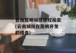 云南昆明城投债权拍卖(云南城投在昆明开发的楼盘)