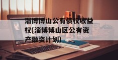 淄博博山公有债权收益权(淄博博山区公有资产融资计划)