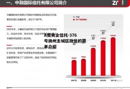 A类央企信托-376号扬州主城区政信的简单介绍